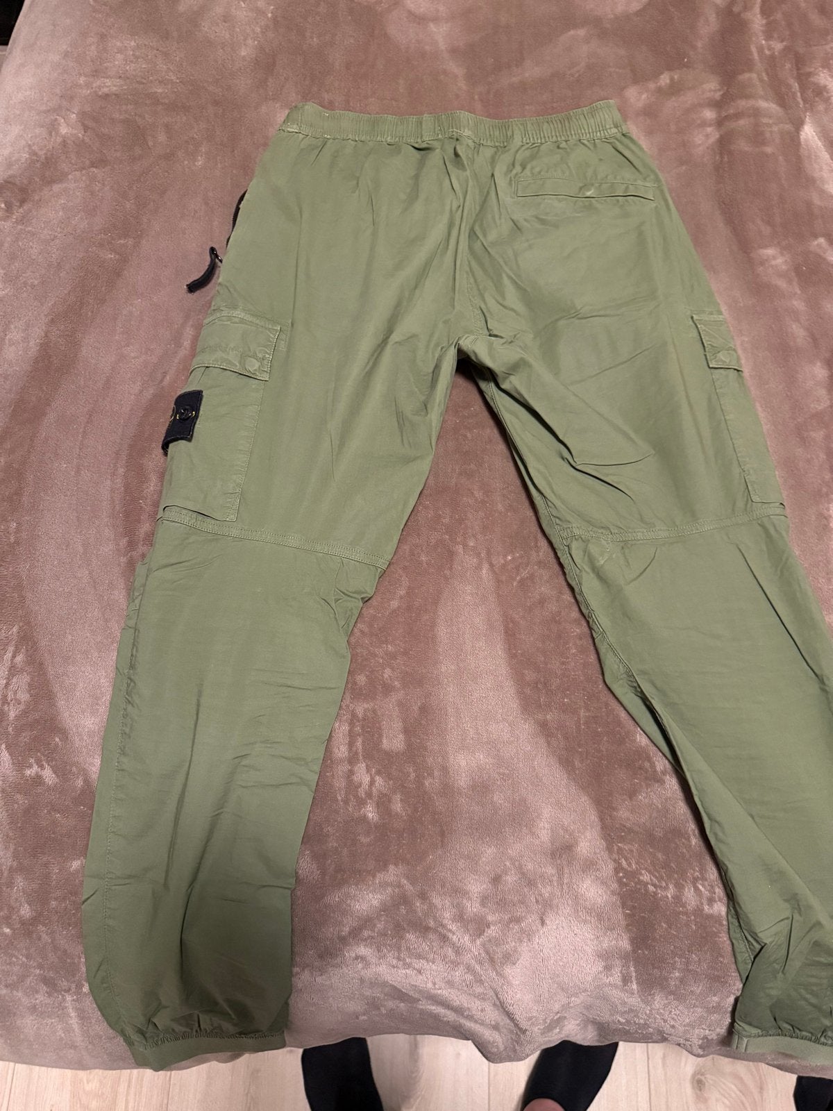 Stone Island Cargo Broek - Olijfgroen, Ophalen of Verzenden, Gedragen, Maat 46 (S) of kleiner, Groen