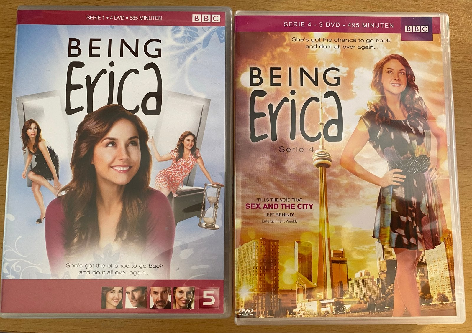 Being Erica - Seizoen 1 en 4 DVD Boxset, Cd's en Dvd's, Engels, Seizoen 1, Nederlands, Drama