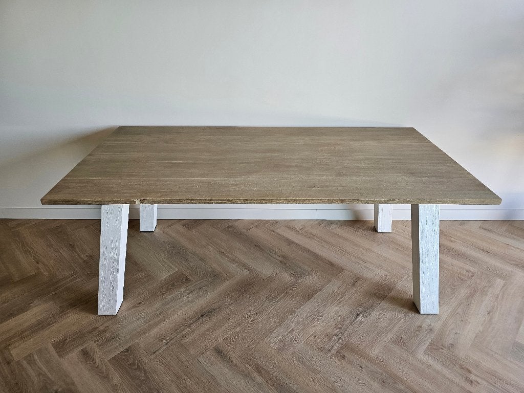 Eettafel (2m x 1m) in Scandinavische stijl, Ophalen, Gebruikt, 200 cm of meer, Scandinavisch
