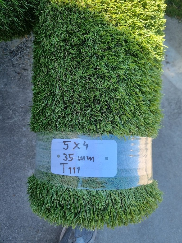 Kunstgras coupon 5 x 4 meter T111 35 mm, Tuin en Terras, Gras en Kunstgras, Ophalen, Nieuw, 20 m² of meer, Kunstgras