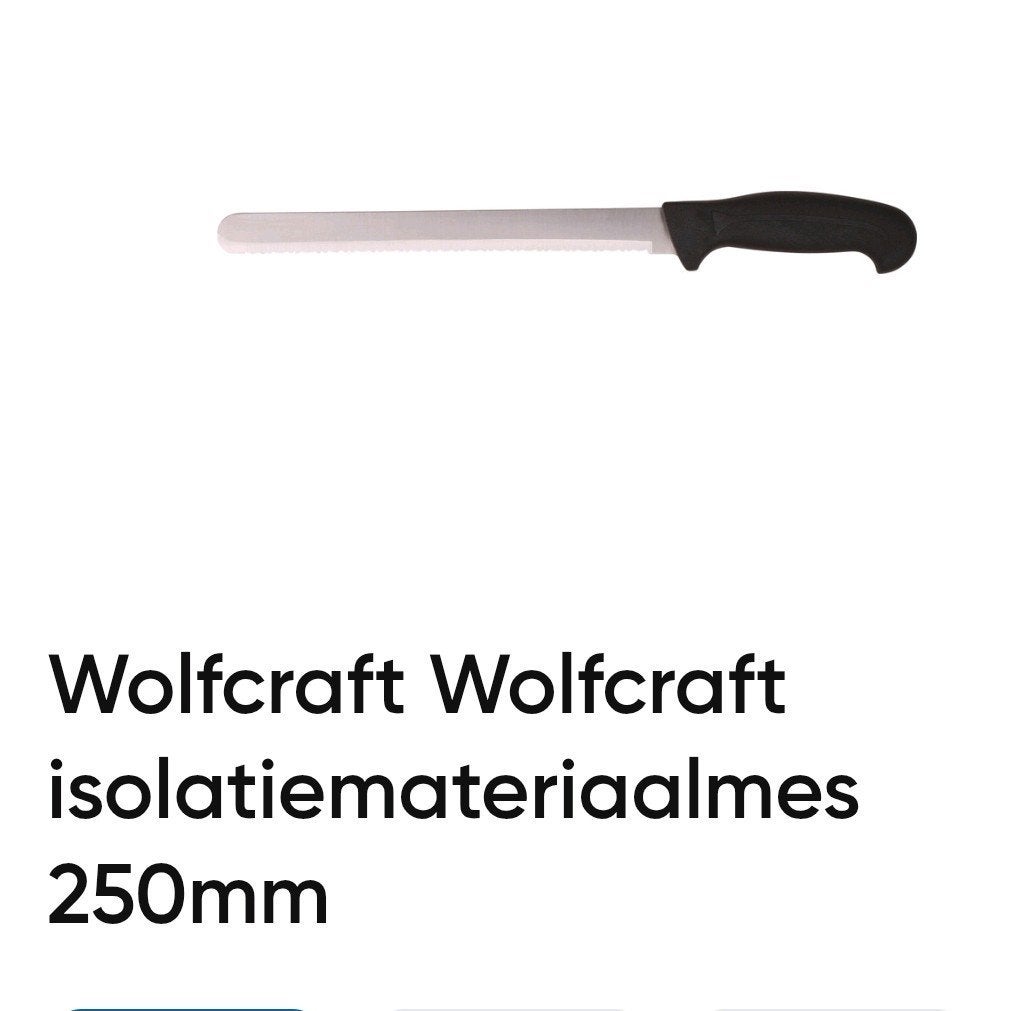 wolfcraft isolatiemes, Ophalen, Zo goed als nieuw, Snijgereedschap, Overige merken