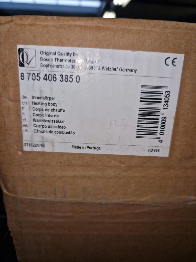 Nefit warmtewisselaar, Minder dan 30 cm, Cv-ketel of Combi-ketel, Nieuw, Minder dan 60 cm