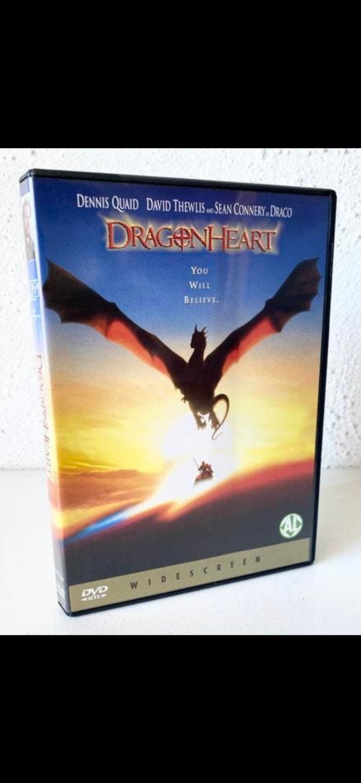 dvd:  ‘DRAGONHEART’  (1996), Engels, Nederlands, Fantasy, Ophalen of Verzenden