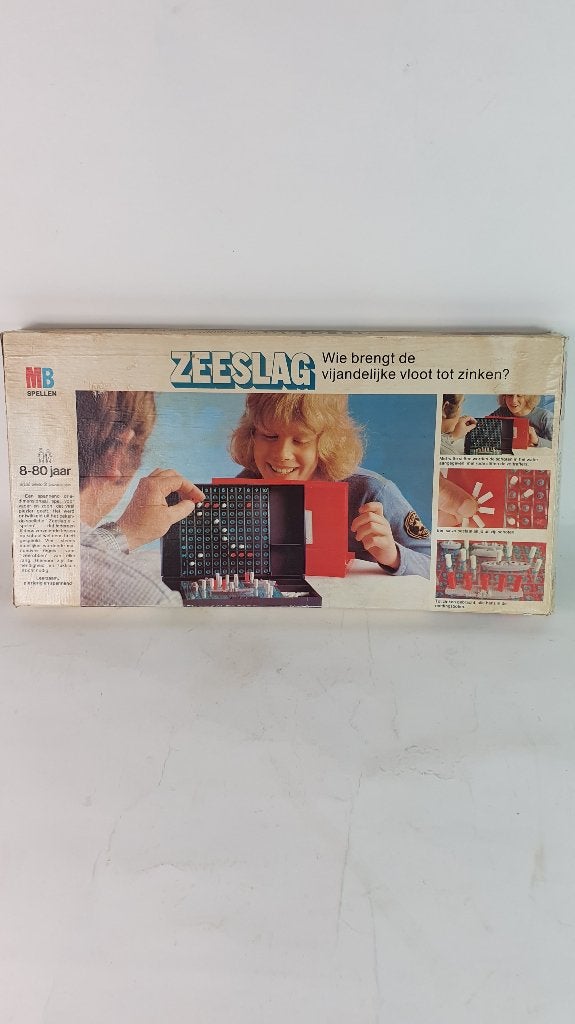 Zeeslag, vintage MB Spellen 1972, inhoud mooi, compleet. 8C5, Tweedehands verkoop, Tweedehands verkoop, Gebruikt, Ophalen of Verzenden