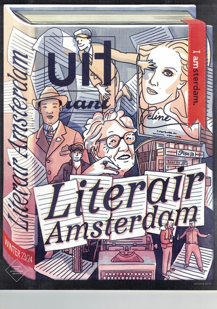 Literair Amsterdam - Uitkrant Amsterdam - Winter 23/24., Verzenden, Nieuw, Muziek, Film of Tv