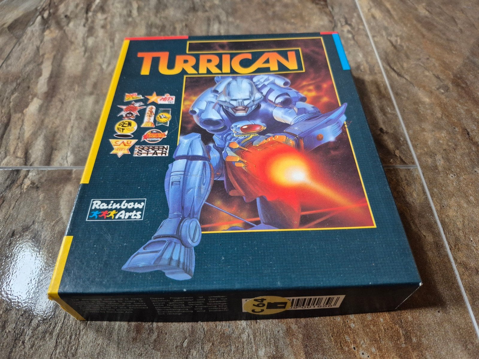 Commodore 64 C64 Disk Game Turrican Compleet, Avontuur en Actie, Gebruikt, 1 speler, Ophalen of Verzenden