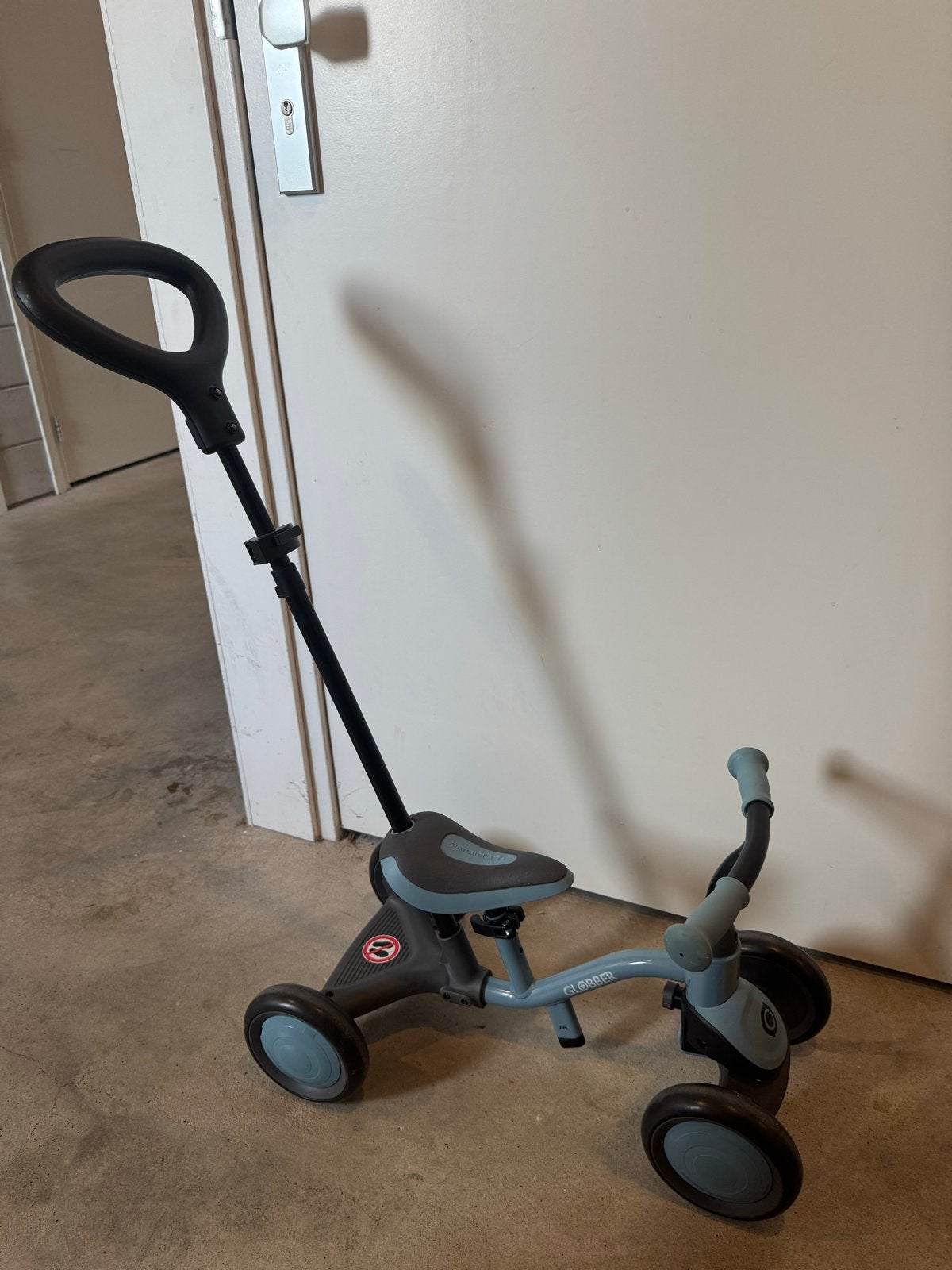 Globber Loopfiets 3-in-1 Deluxe - Ash Blue, Ophalen, Zo goed als nieuw, Loopfiets