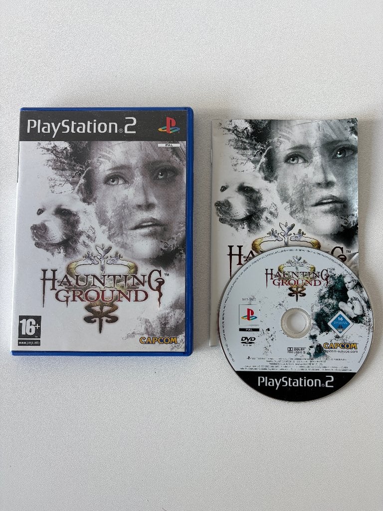Haunting Ground PS2 PAL compleet met handleiding – Capcom, Vechten, 2 spelers, Ophalen of Verzenden, Zo goed als nieuw