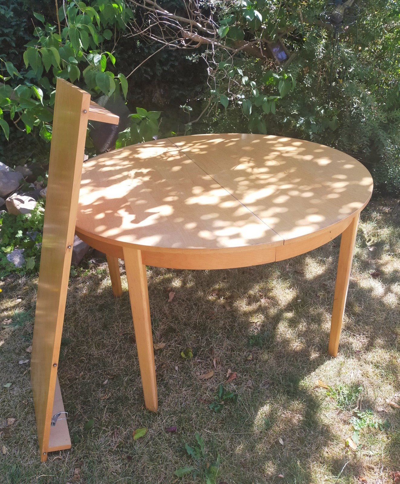 Ikea Bjursta uitschuifbare eettafel, Ophalen, Gebruikt, 100 tot 150 cm, 50 tot 100 cm