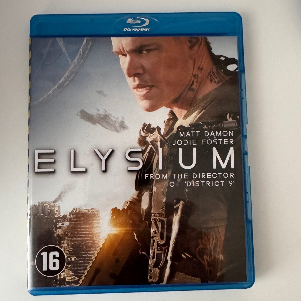 Bluray Elysium, Ophalen of Verzenden, Zo goed als nieuw