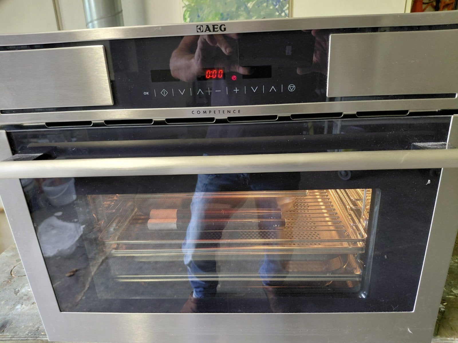 AEG Competence Inbouw Stoomoven - Zo goed als nieuw, Witgoed en Apparatuur, Ovens, Ophalen, 45 tot 50 cm, AEG, Inbouw