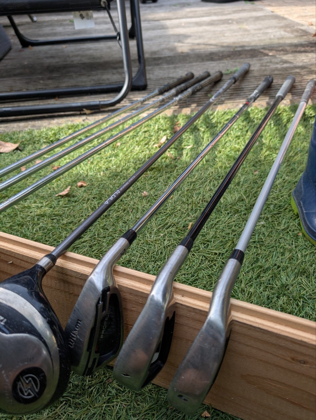 Diverse losse golfclubs: Ping, TITRS, Wilson, Spalding, Ophalen of Verzenden, Gebruikt, Club, Ping
