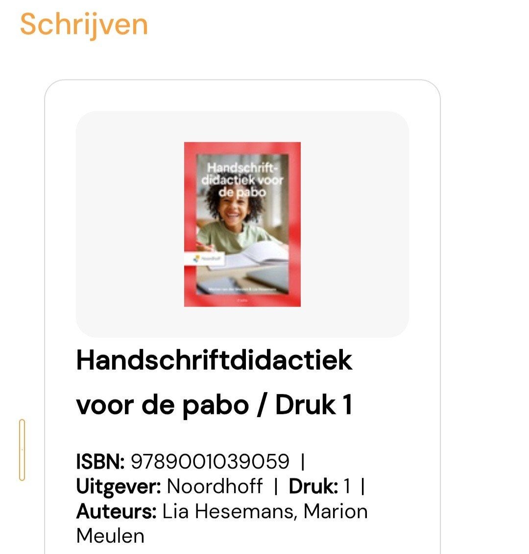 Gevraagd: boeken voor de Pabo jaar 2, Ophalen of Verzenden, Gamma, Zo goed als nieuw, HBO