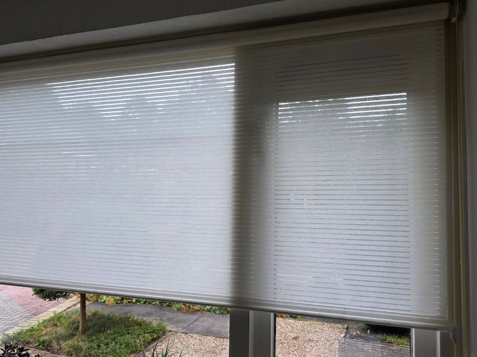 3 Rolgordijnen - Lichtdoorlatend en Stijlvol, Ophalen, Crème, 146 cm, Rolgordijn