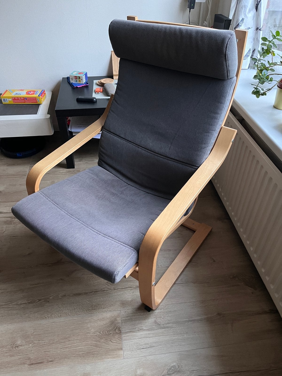 IKEA POÄNG armchair, Huis en Inrichting, Ophalen, Gebruikt, Hout, Eén