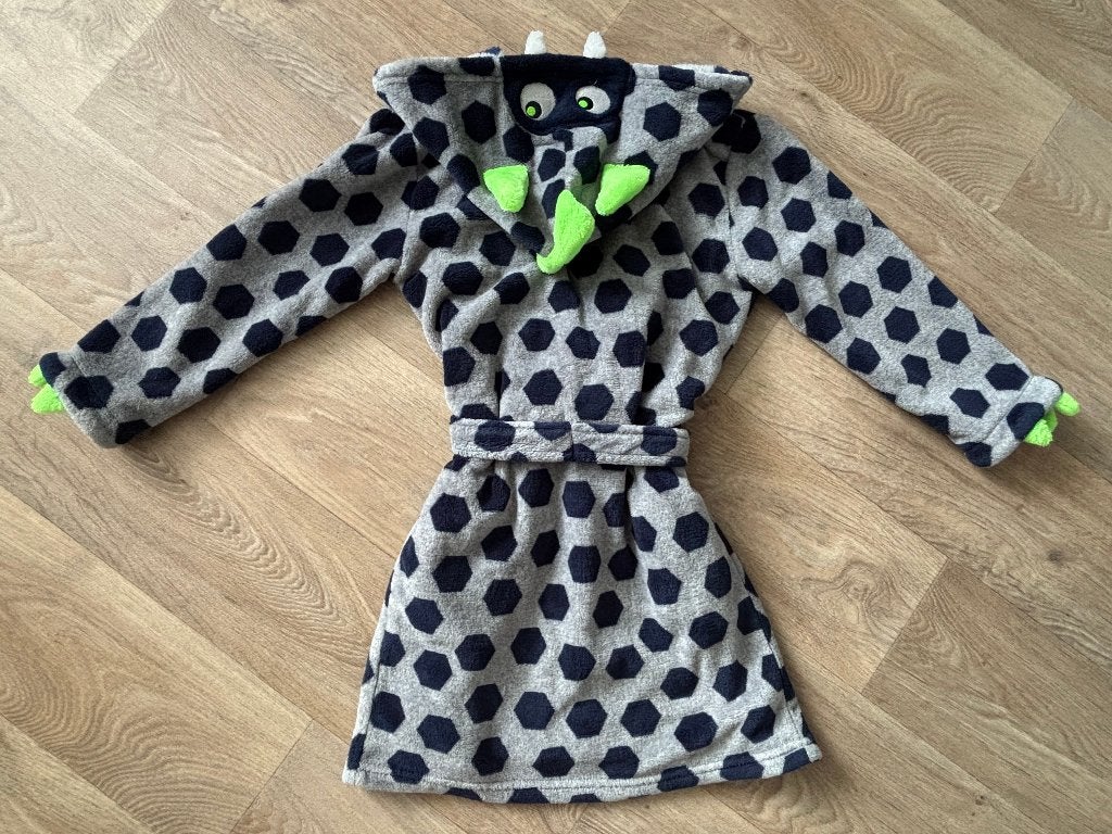 Stoere:Badjas/leuk voor zwemles - Hema - maat: 122/128 -ZGAN, Nacht- of Onderkleding, Jongen of Meisje, Badjas zwemles - Hema