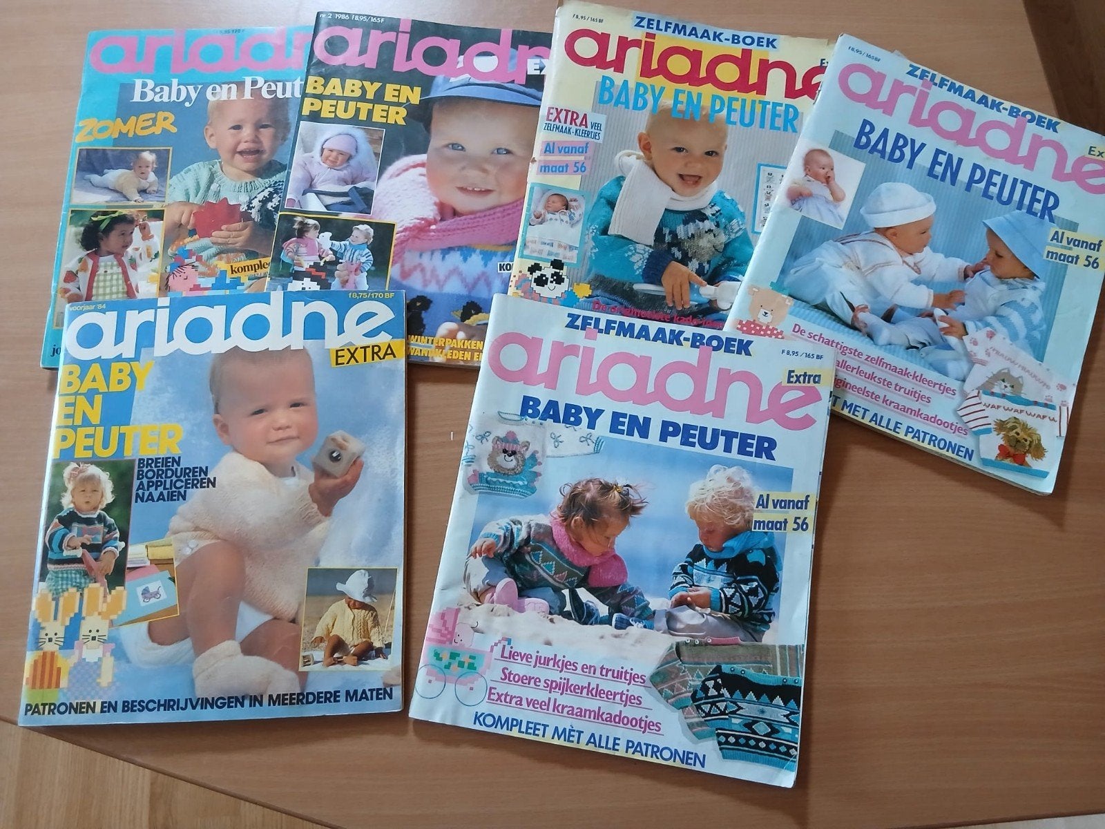 Ariadne Baby en Peuter Zelfmaak-boeken - Jaren '80, Boeken, Ophalen of Verzenden, Gelezen, Overige typen