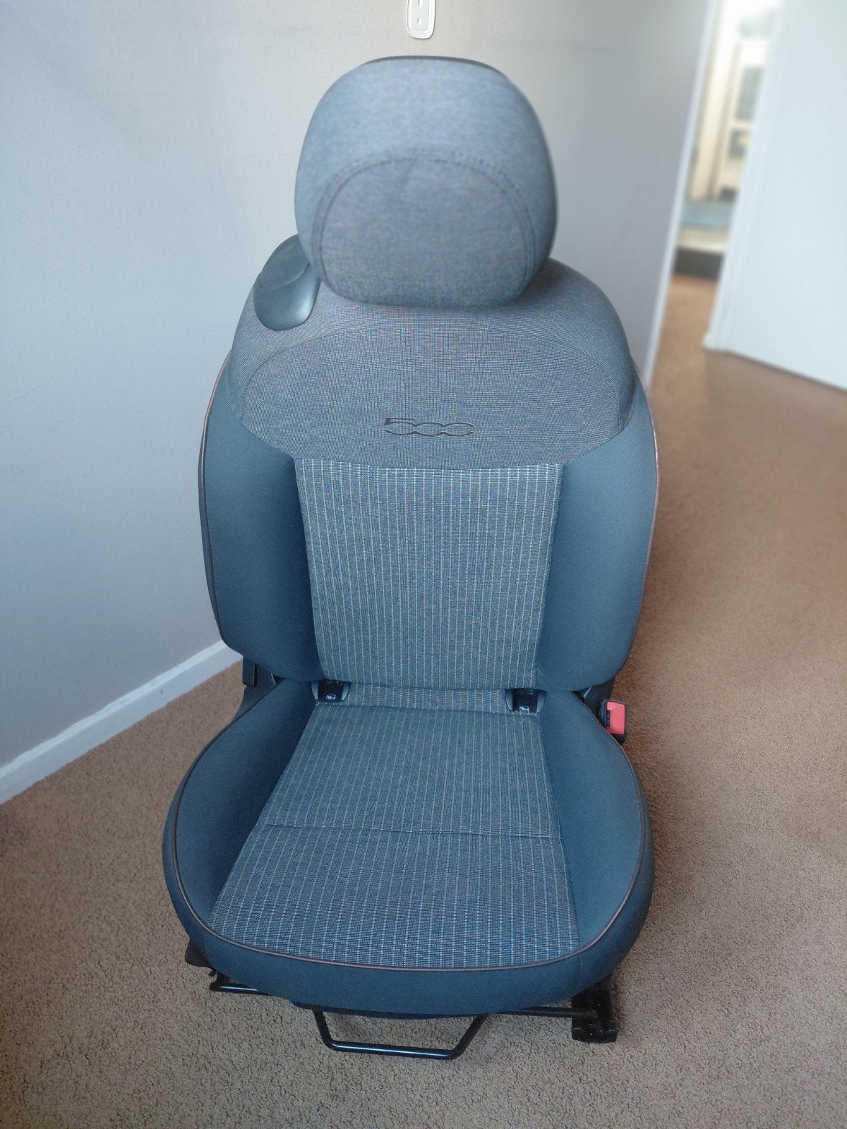 Fiat 500 Stoel - Bekleding nieuwstaat - Seaqual Stof, Auto-onderdelen, Interieur en Bekleding, Ophalen, Gebruikt, Fiat