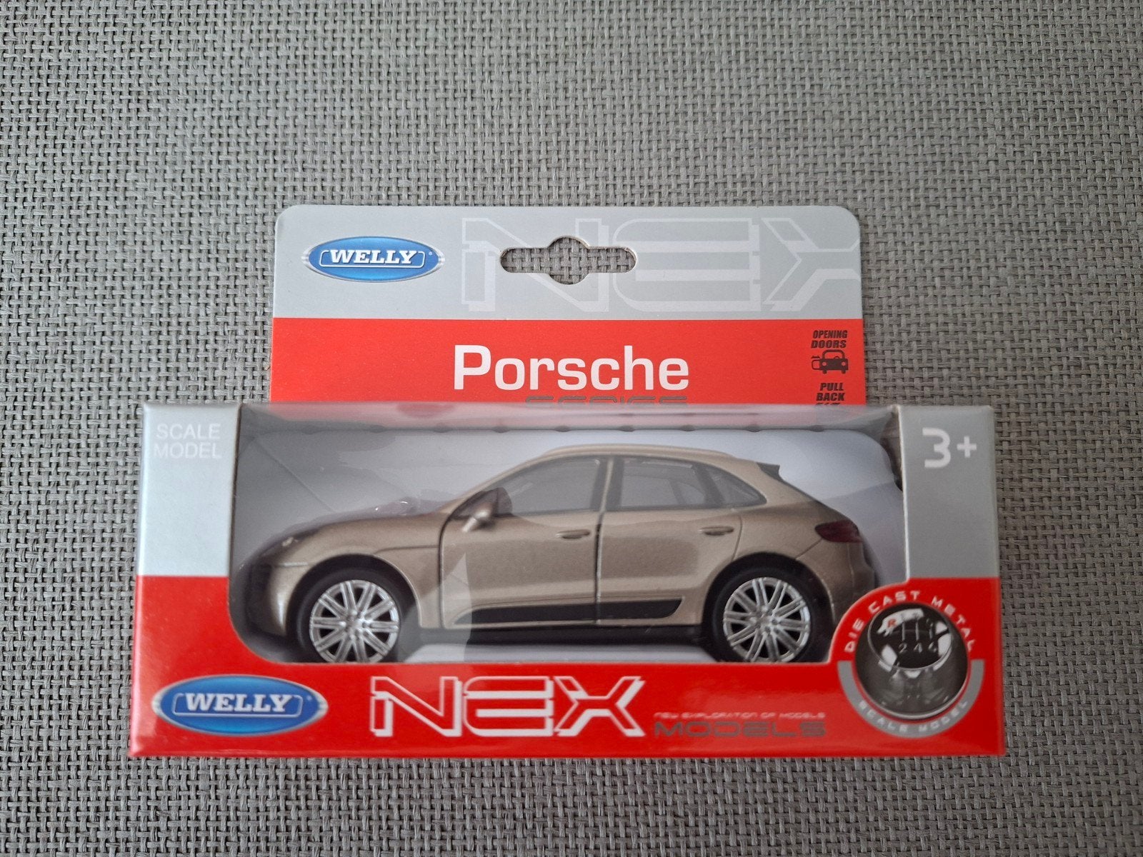 Porsche Macan turbo meerdere kleuren Welly, Ophalen of Verzenden, Nieuw, Auto, Overige merken