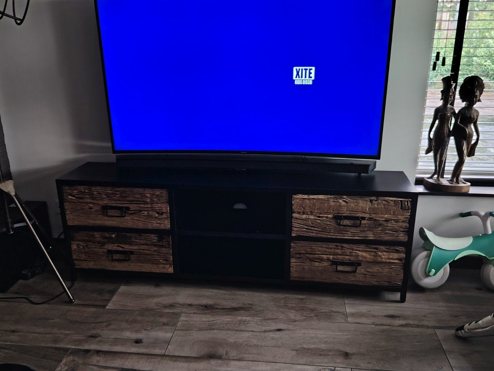 Robuuste industriële tv-kast, Gebruikt, 150 tot 200 cm, Minder dan 100 cm, Industrieel