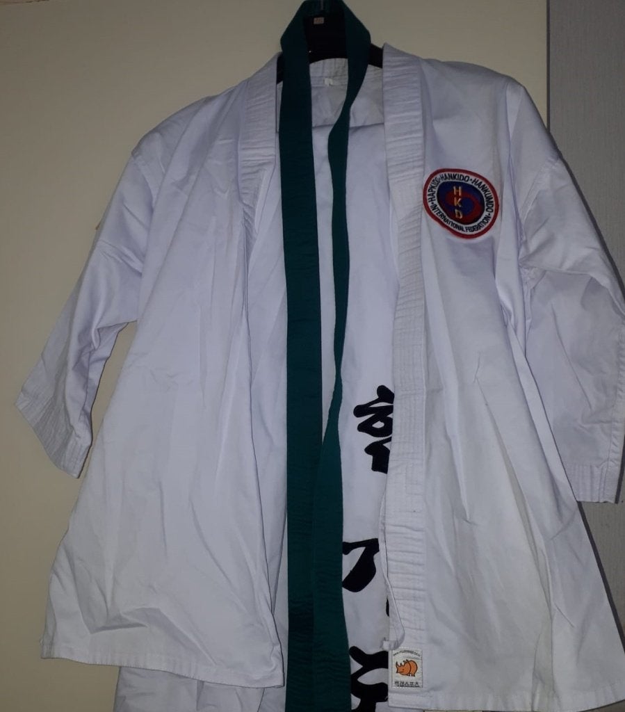 hapkido pak maat 180 cm  Karate Uniform Set Volwassen, Ophalen of Verzenden, Nieuw