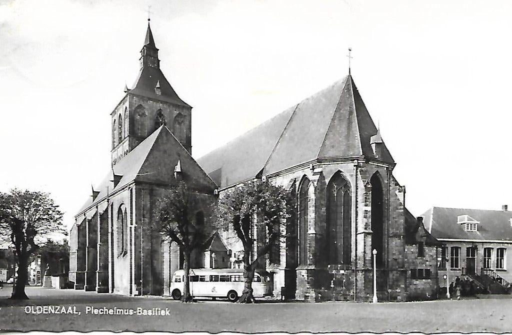 Oldenzaal- -Plechelmus-Basiliek., Verzamelen, Verzenden, 1960 tot 1980, Gelopen, Overijssel