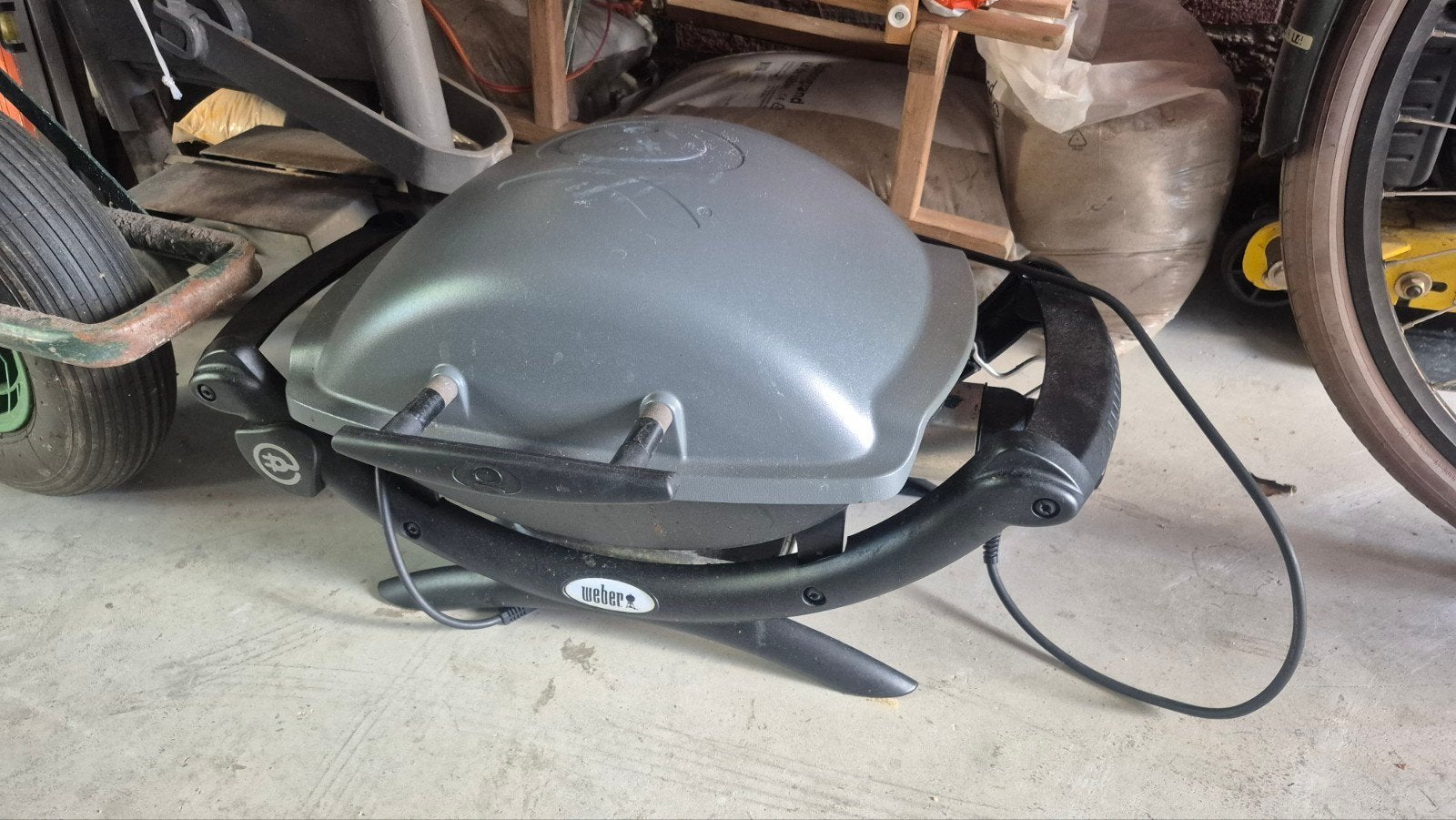 Weber Q1400 elektrische barbecue, Ophalen, Zo goed als nieuw, Weber