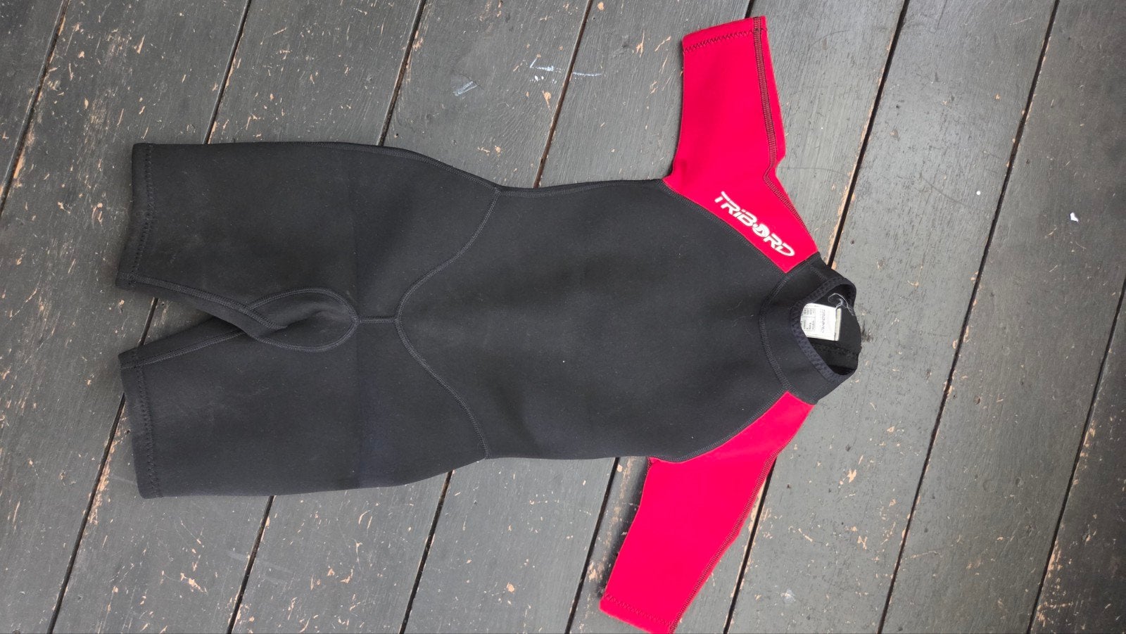 Neopreen Duikpak Kind 6 Jaar - Tribord Wetsuit, Watersport en Boten, Watersportkleding, Wetsuit, Ophalen of Verzenden, Zo goed als nieuw