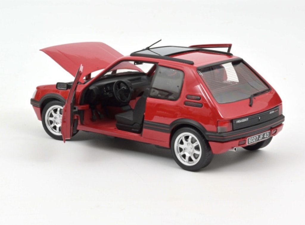 Peugeot 205 GTi 1.9 PTS Rims 1991 Rood 1/18 NOREV ref 184848, Ophalen of Verzenden, Nieuw, Auto, Norev