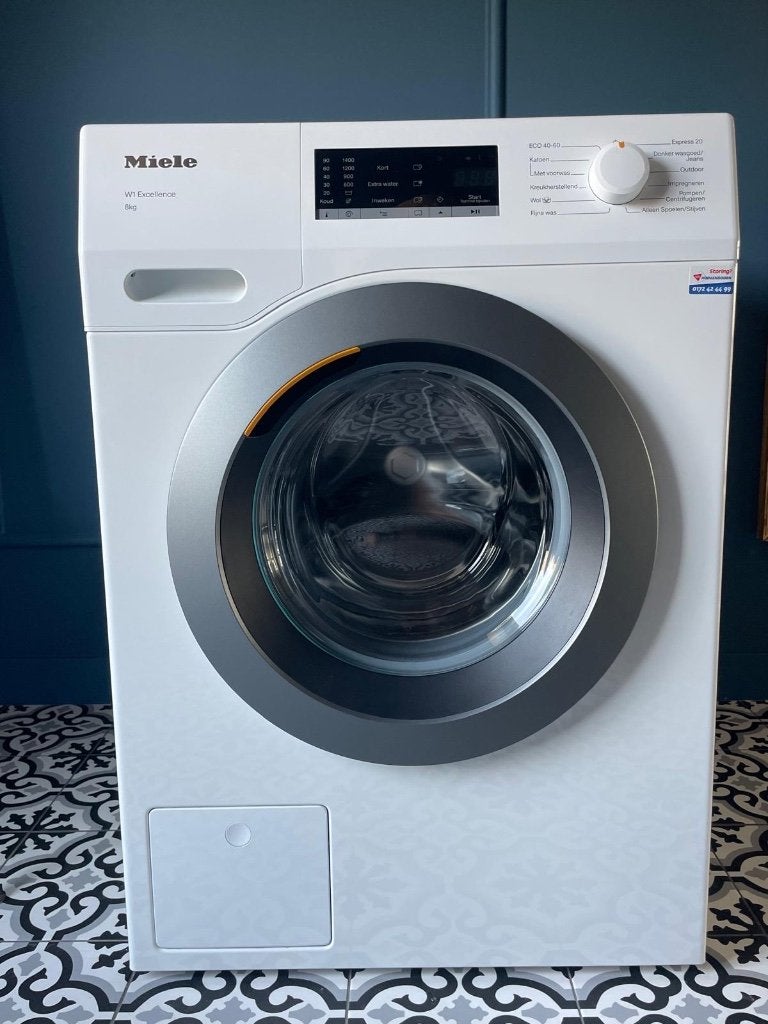 Miele Web 115 WPS 8 kg Wasmachine ZO GOED ALS NIEUW, Witgoed en Apparatuur, Ophalen, 1200 tot 1600 toeren, Energieklasse A of zuiniger