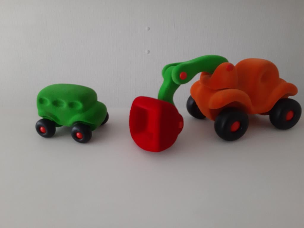 baby speelgoed - voertuigen - zacht, Ophalen, Zo goed als nieuw, Overige typen, Met wieltjes
