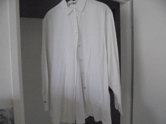 Lange witte Lanaby's blouse  XXL ?, Ophalen of Verzenden, Zo goed als nieuw, Maat 46/48 (XL) of groter, Wit