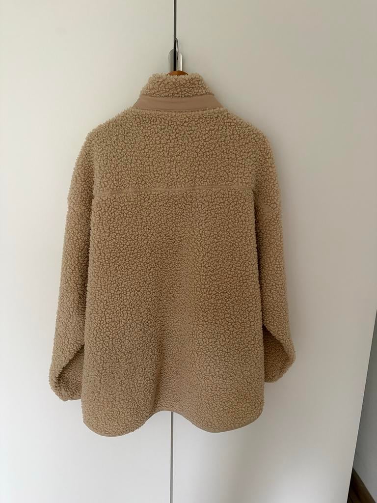 H&M Teddy vest Beige, Ophalen of Verzenden, Zo goed als nieuw, Maat 38/40 (M), Beige