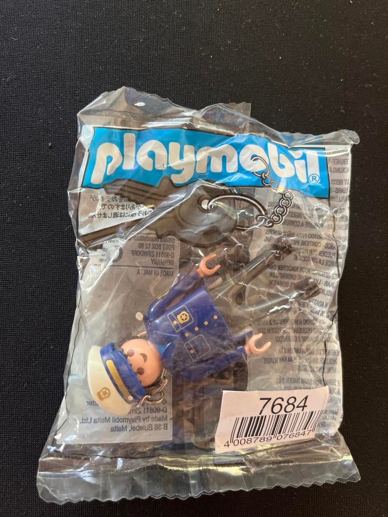 Playmobil 7684 Sleutelhanger Politie-agent NIP Collectors It, Ophalen of Verzenden, Nieuw