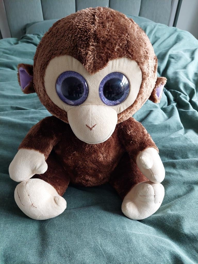 Ty Beanie Boo Coconut, Ophalen of Verzenden, Middelgroot (20 tot 80 cm), Bruin, Met label