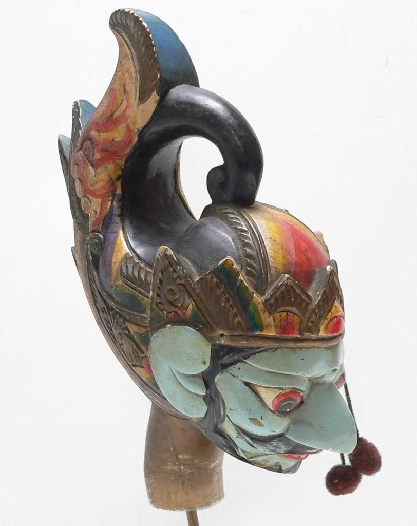 Hoofd Wayang WO2 kunst Indie Indonesie beeld wajang pop java
