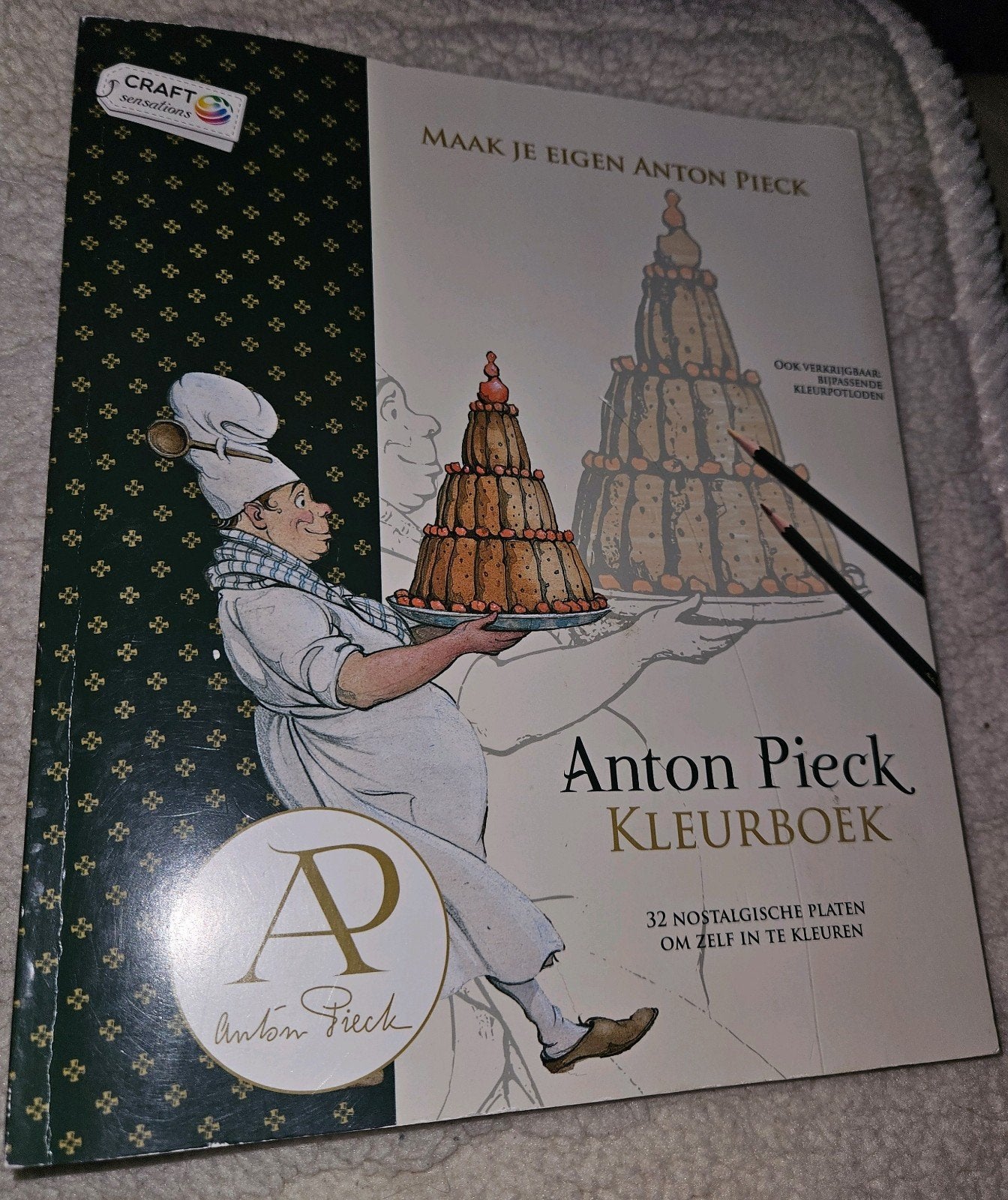 Anton Pieck Kleurboek - 32 nostalgische platen, Boeken, Ophalen of Verzenden, Zo goed als nieuw, Overige onderwerpen, Anton Pieck