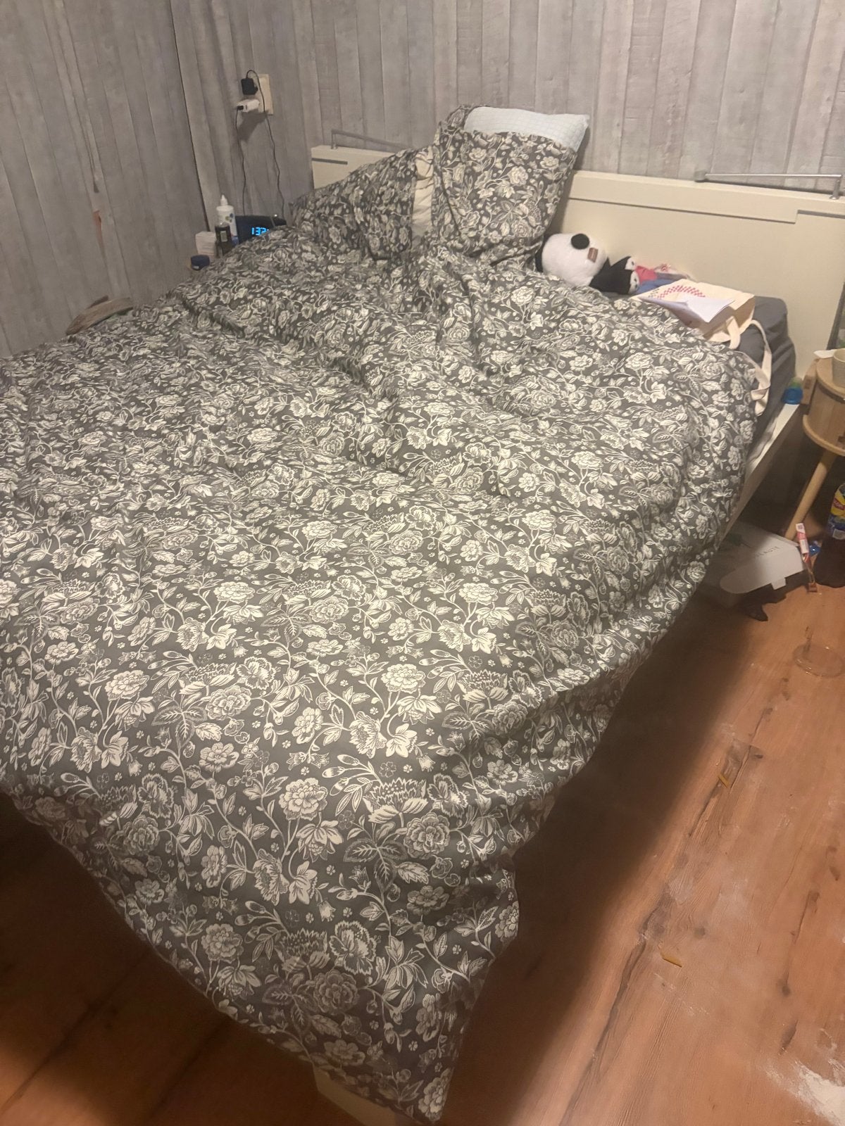 Tweepersoonsbed 180x200 met lattenbodem, matras en topper, Huis en Inrichting, Slaapkamer | Bedden, Gebruikt, Tweepersoons, 180 cm