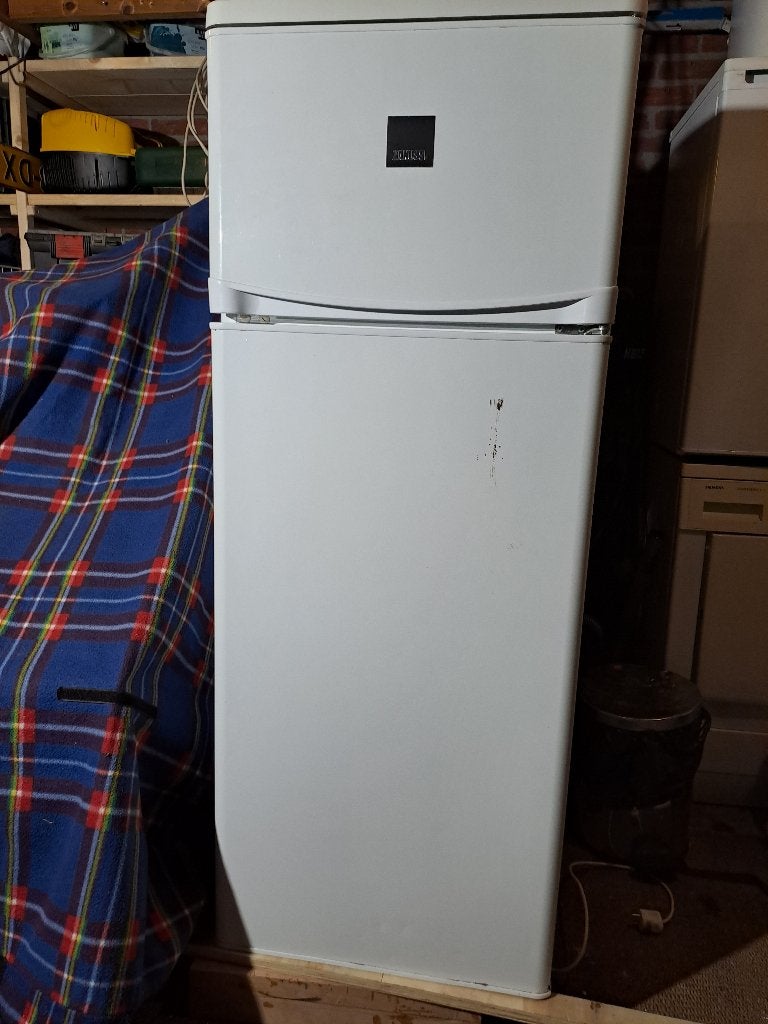 Koelkast Zanussi, Ophalen, Gebruikt, 120 tot 140 cm, 200 liter of meer