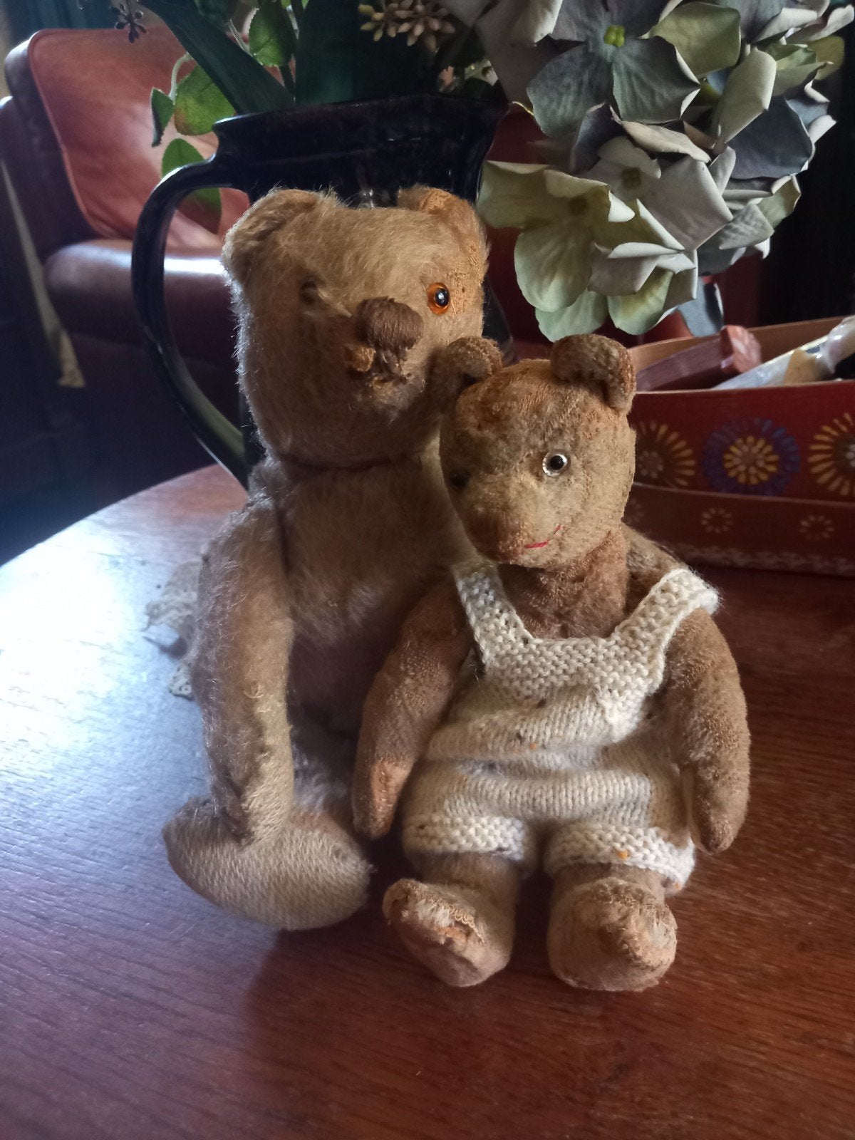 2 oude beertjes, Ophalen of Verzenden