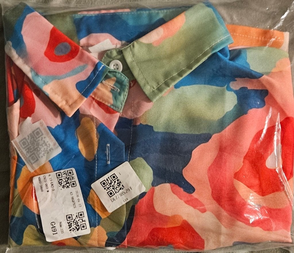 Kleurrijke blouse, Maat 38/40 (M), Meerkleurig, Nieuw, Ophalen of Verzenden
