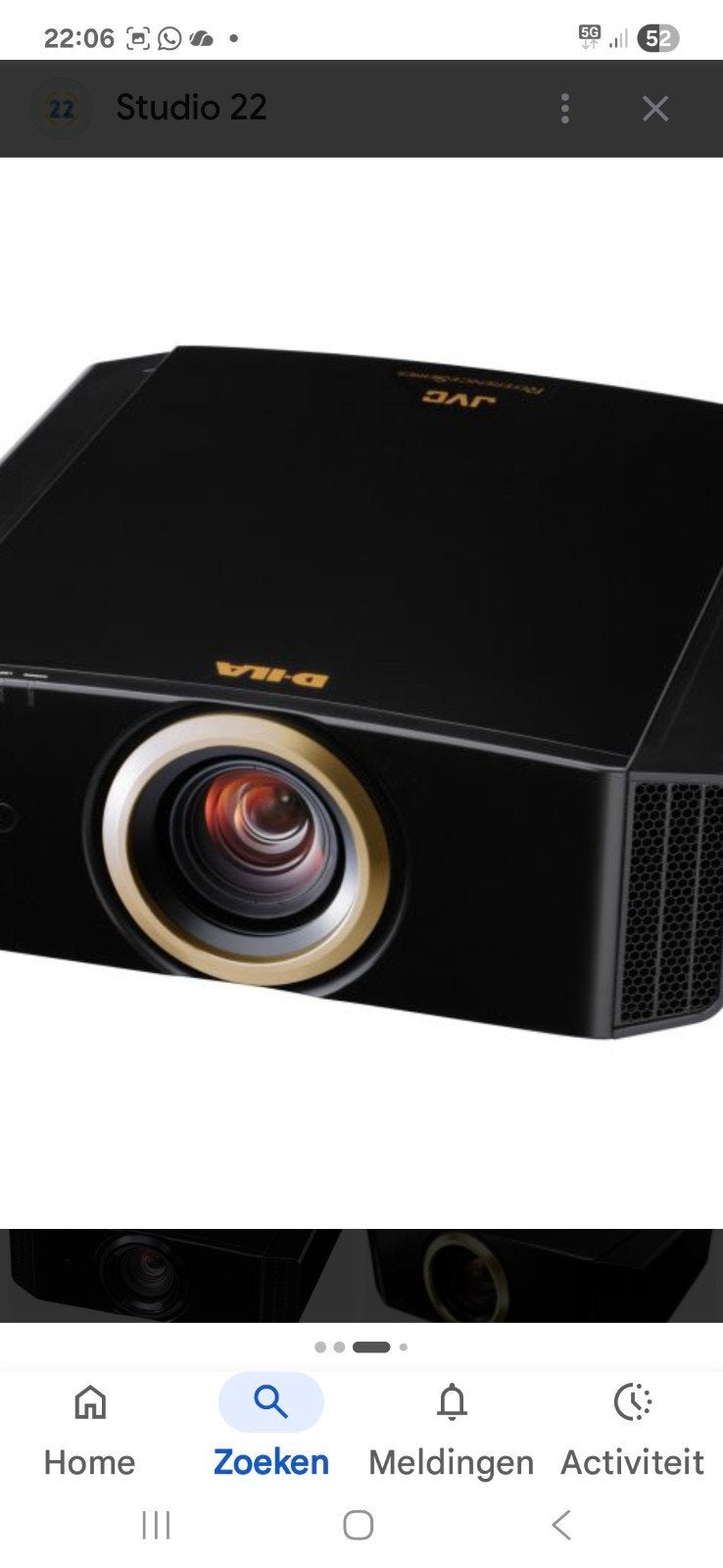 High-End JVC DLA-RS45 Home Cinema Projector (Inktzwart contr, Ophalen, Zo goed als nieuw, Ultra HD (4K)
