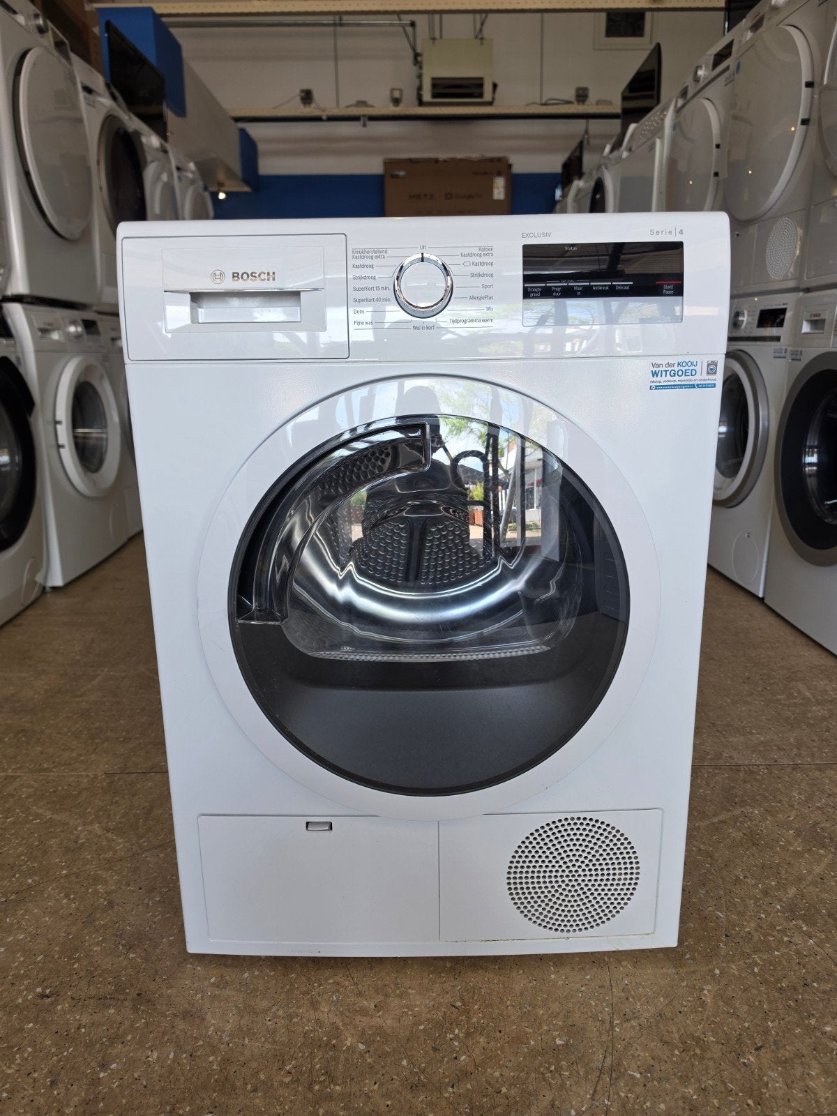 Bosch Serie 4 condensdroger | 8 kilo | Gratis thuis 🚚✅️, Bosch, Jirnsum, Anti-kreukfase, 8 tot 10 kg