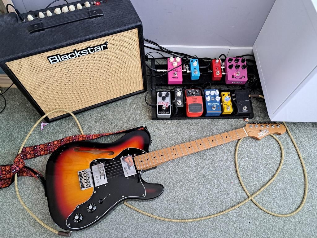 Telecaster thinline 1972 partscaster, Ophalen of Verzenden, Nieuw, Semi-solid body, Fender