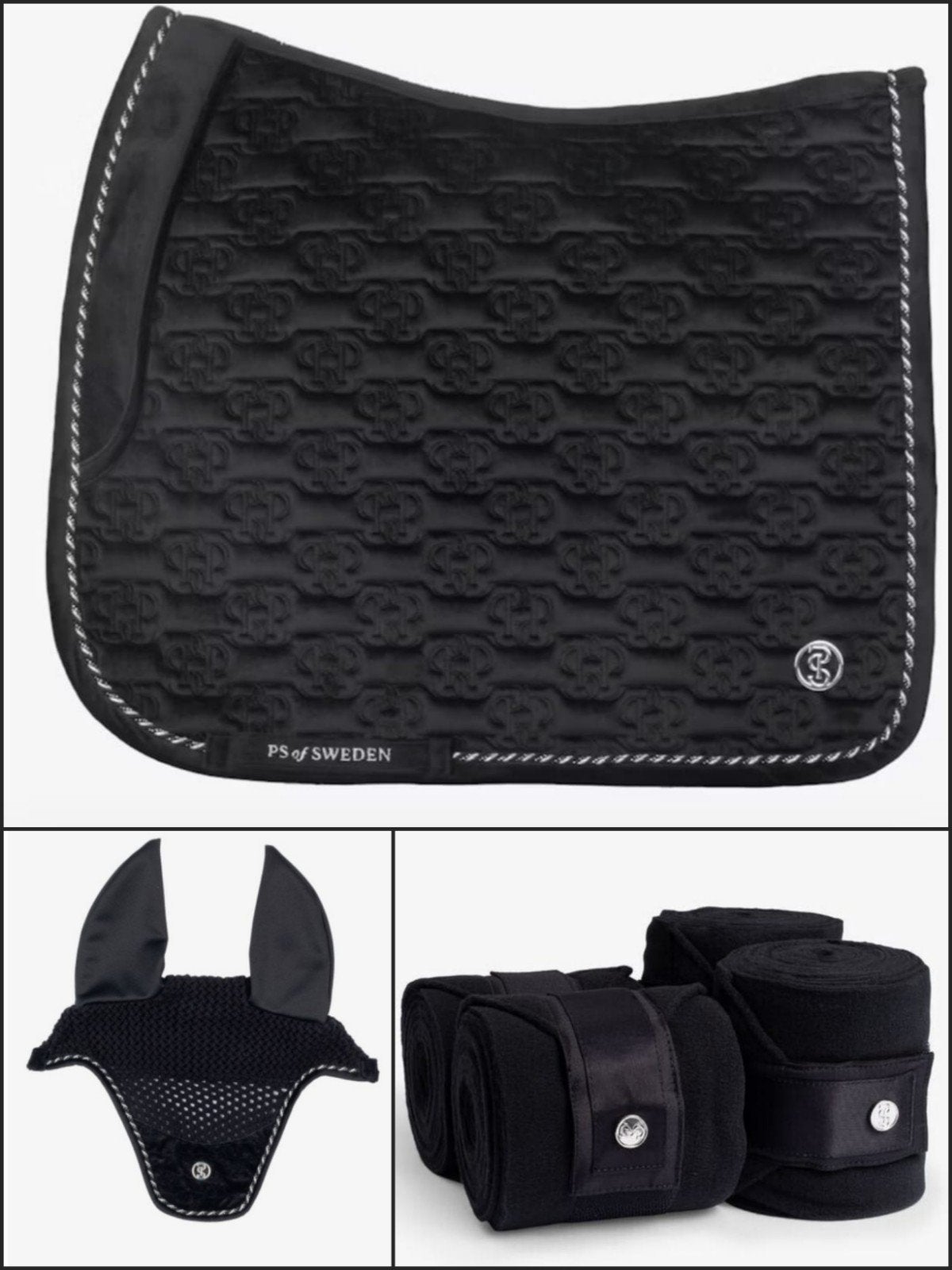 Nieuw Ps of Sweden Velvet, Dressuur Dekje, Black - Full, Dieren en Toebehoren, Paarden en Pony's | Dekens en Dekjes, Full (L)