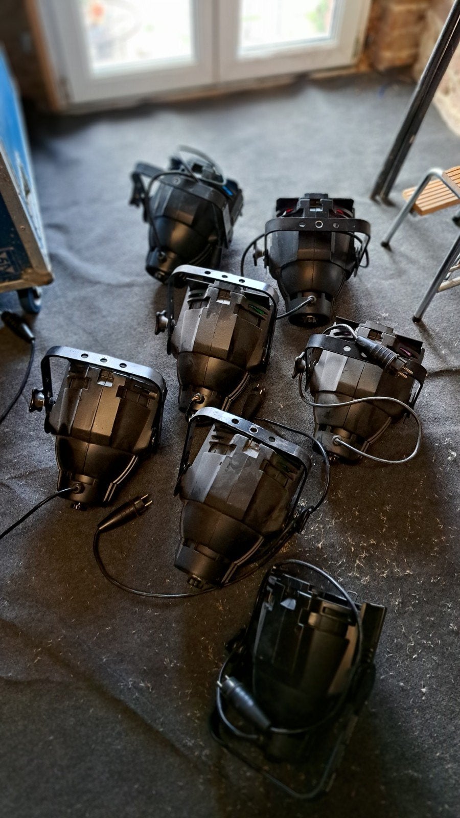 Bried Multi Par Lampen (7 stuks), Muziek en Instrumenten, Theaterbelichting, Ophalen, Gebruikt