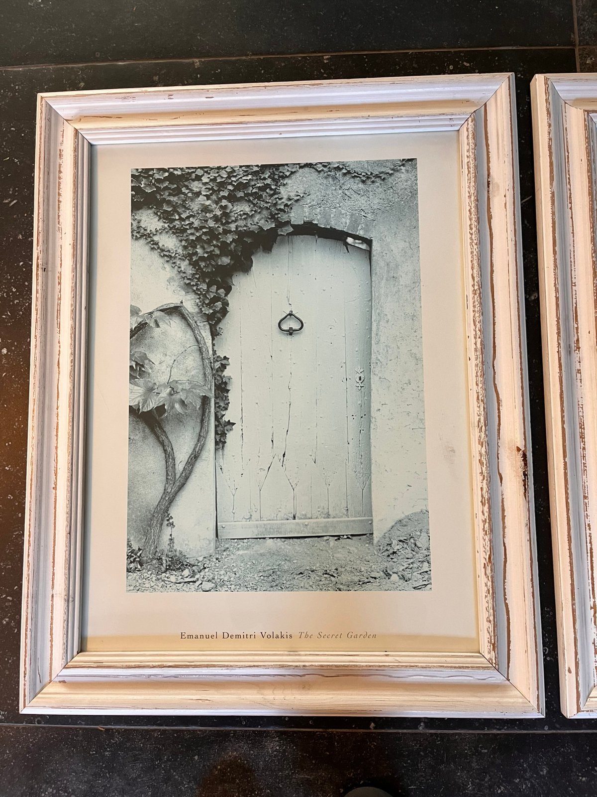 Mooie grenenhouten witte lijsten met foto., Ophalen