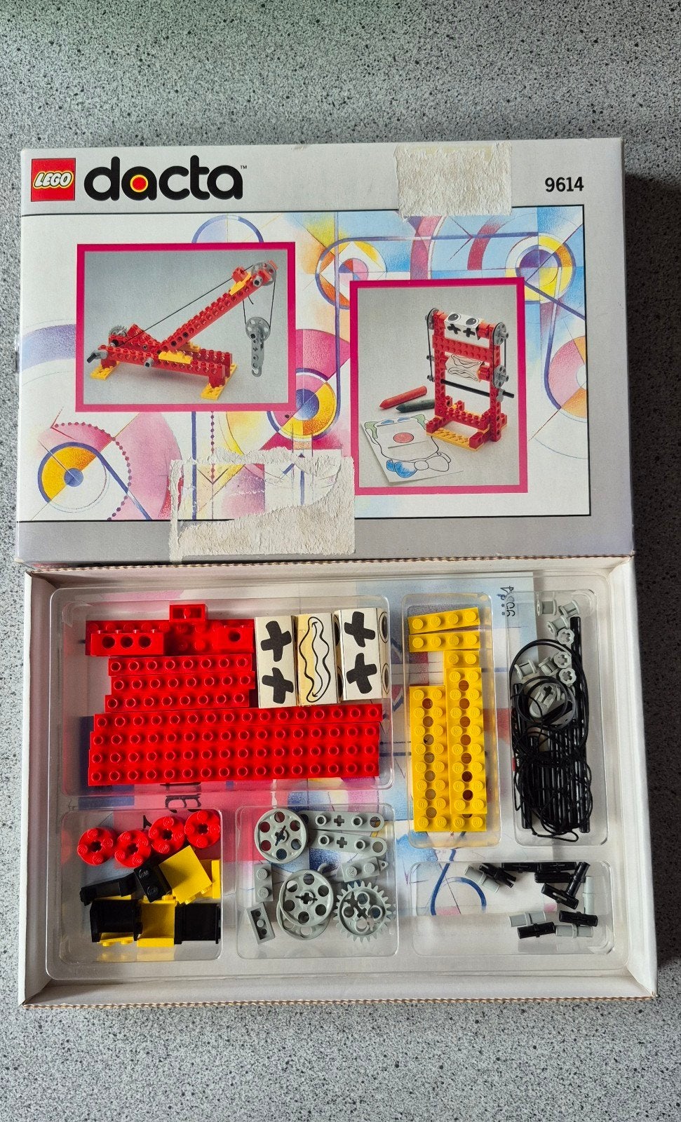 Complete LEGO Dacta 9614 Katrollen Set - Jaren '90 Educatief, Compleet, Lego, Ophalen of Verzenden, Zo goed als nieuw
