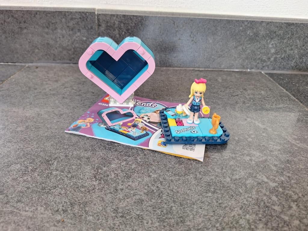 Lego Friends Stephanie's Hartdoosje 41356 zonder doos, Lego, Friends, Ophalen of Verzenden, Complete set