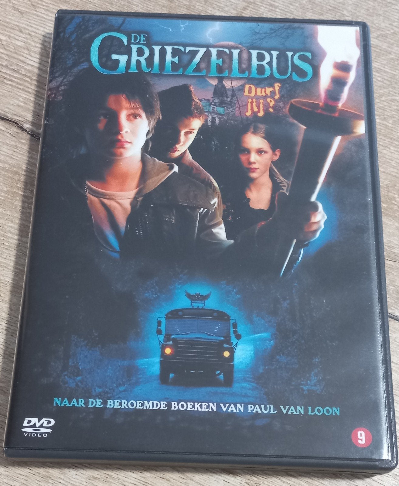 De Griezelbus DVD - Spannende film voor jong en oud, Gebruikt, Vanaf 9 jaar, Inclusief doosje, Ophalen of Verzenden
